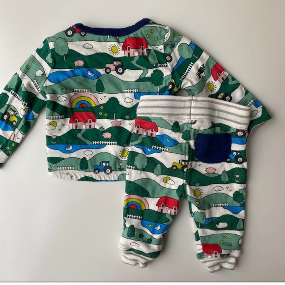 Baby Boden/ Mini Boden boy’s fully reversible sunny bunny farm outfit - Picture 5 of 5